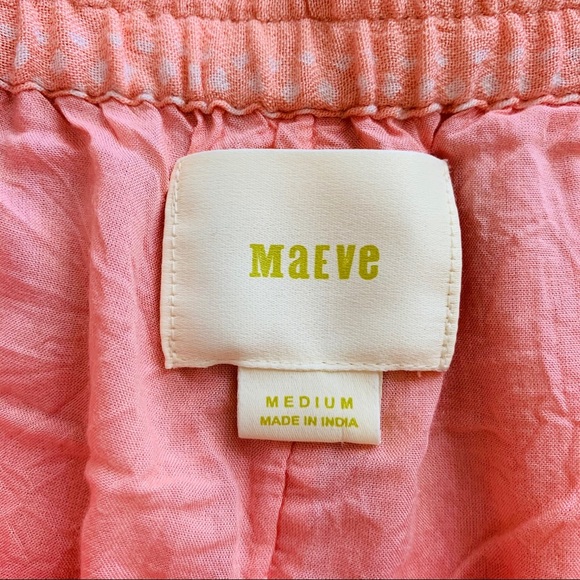 Anthropologie Pink Wide Leg Pants - Picture 3 of 9